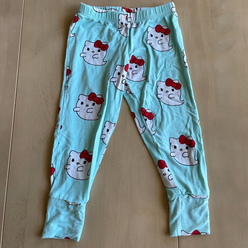 Posh Peanut Bamboo Hello Kitty Halloween Ghosts PJs Pajamas - Size 2T - Picture 8 of 10